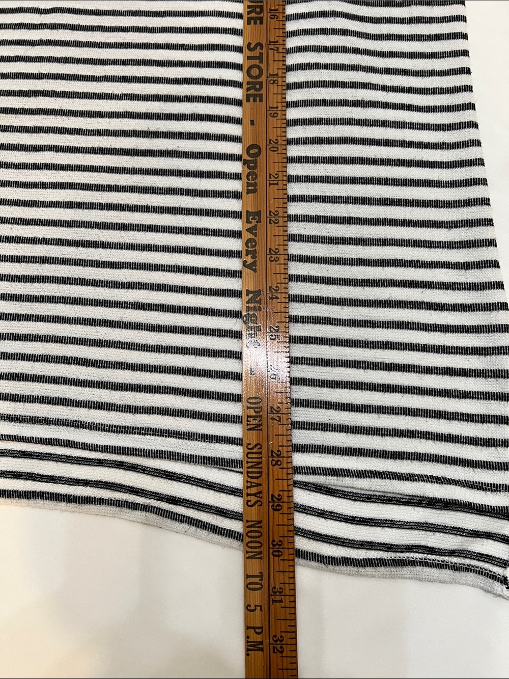 Christopher & Banks Black & White Striped Sleeveless Tunic High Low Hem Top - Picture 12 of 13